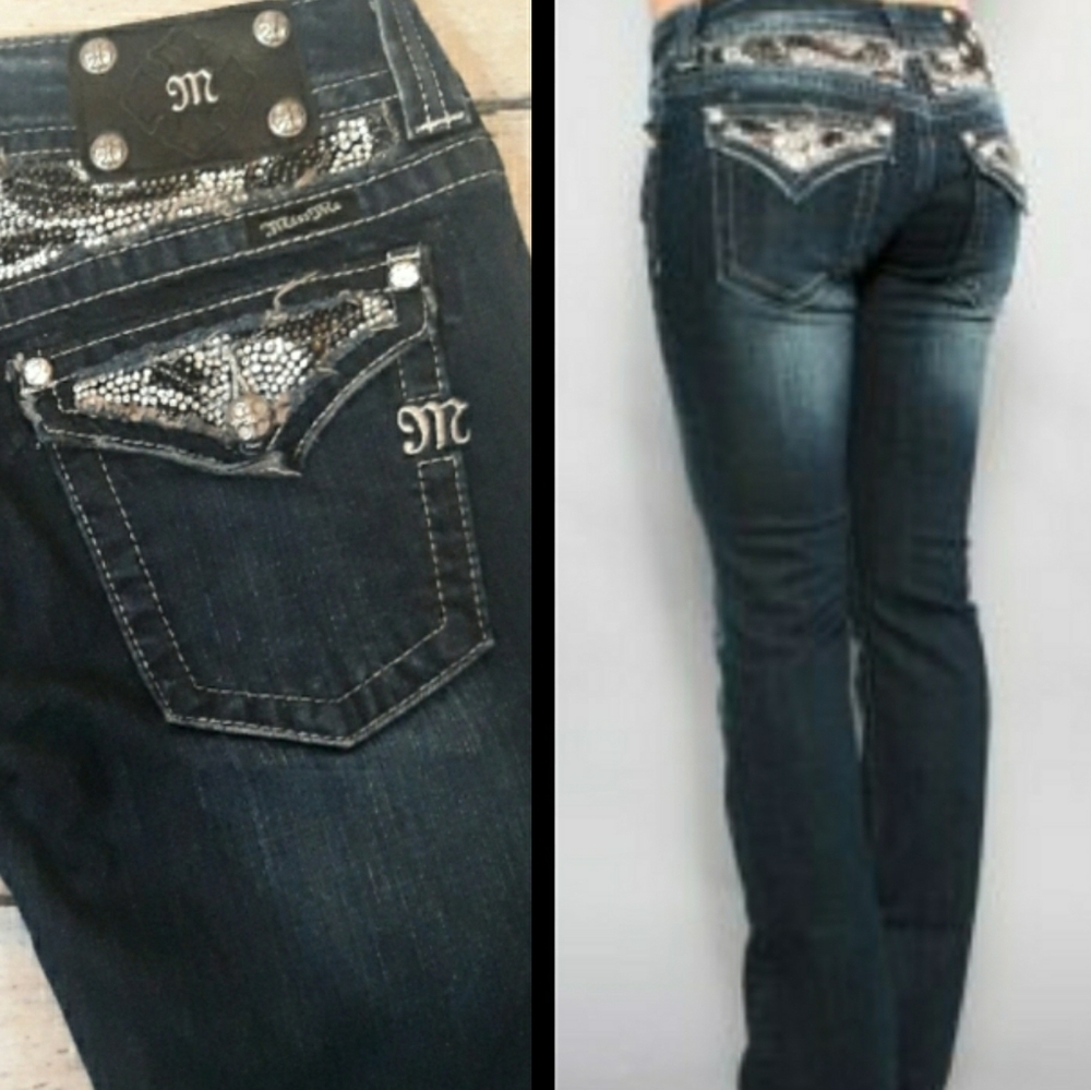 Miss Me rhinestone embellished jeans